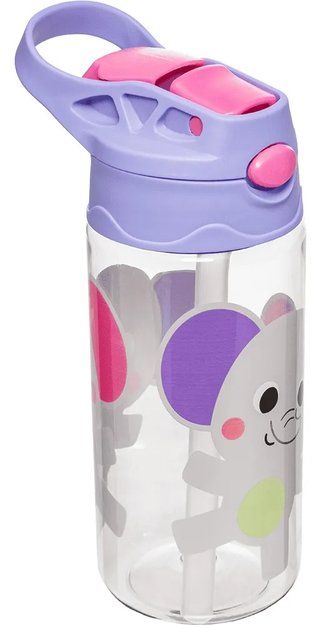 Imagen de Botella vaso c/ boquilla silicona - elefante
