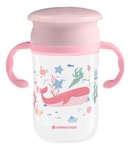 Imagen de Vaso de entrenamiento Kikkaboo 360º, 300 Ml - Rosa Claro Pink