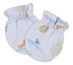 Imagen de Set Gorros Y Mitones algodón azul