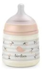 Imagen de Mamadera tetina fisiológica anticólico 150ml 0m+ Suavinex coral claro Birdies