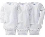 Imagen de Set de 3 bodies blancos mangas largas Gerber 12 M