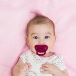 Imagen de Chupetes mordillo de silicona ortodóntico Coral/rosa