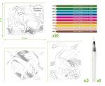 Imagen de Arte con Acuarela Dinosaurios  MAPED