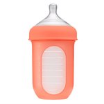 Imagen de Mamadera Anticolico Bolsa Tetina Silicona Para Bebes 3m Naranja