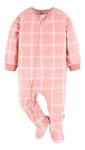 Imagen de Pijamas con pie polar Gerber cuadros Rosa