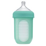 Imagen de Mamadera Anticolico Bolsa Tetina Silicona Para Bebes 3m Turquesa