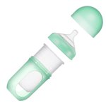 Imagen de Mamadera Anticolico Bolsa Tetina Silicona Para Bebes 3m Turquesa