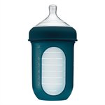 Imagen de Mamadera Anticolico Bolsa Tetina Silicona Para Bebes 3m Azul Oscuro