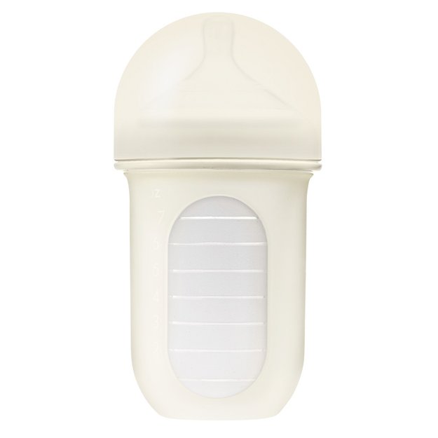 Imagen de Mamadera Anticolico Bolsa Tetina Silicona Para Bebes 3m Beige