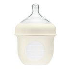 Imagen de Mamadera Con Tetina De Flujo Lento Y Silicona Tamaño 0m+ 120ml-Beige