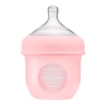 Imagen de Mamadera Con Tetina De Flujo Lento Y Silicona Tamaño 0m+ 120ml-Rosa