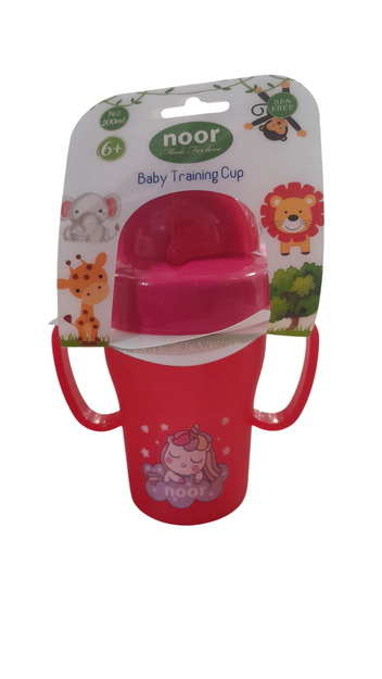 Imagen de Vaso con asa Fucsia 7oz entrenamiento noor