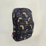 Imagen de Mochilas Infantil Grande Escolar Bolsillos Tamaño 46x30x15cm - Negro - Arcoíris