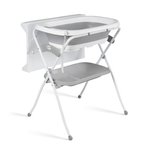 Imagen de Bañito bañera cambiador con reposera plegable Zoe gris