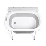 Imagen de Bañito bañera cambiador con reposera plegable Zoe gris