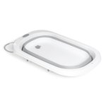 Imagen de Bañito bañera cambiador con reposera plegable Zoe gris