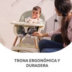 Imagen de Silla de comer multiuso 2 en 1 infantil Mika Beige