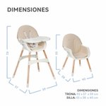 Imagen de Silla de comer multiuso 2 en 1 infantil Mika Beige