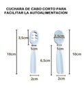 Imagen de Kit Cucharas Silicona Entrenamiento BLW 6 meses+