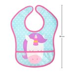 Imagen de Baberos con bolsillo impermeable - Unicornio