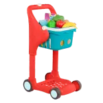 Imagen de Carrito de compras musical rojo 15 pcs