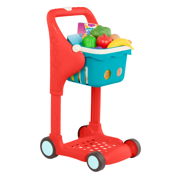 Imagen de Carrito de compras musical rojo 15 pcs