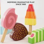 Imagen de Set x6 Paletas de helados madera