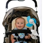 Imagen de Ventiladores con asa de goma eva portable para coches y cunas - CELESTE