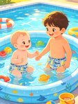 Imagen de Bombacha Malla Pañal Para El Agua Piscina Con Protección Uv-Fanatic S