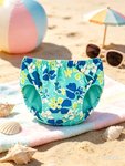 Imagen de Bombacha Malla Pañal Para El Agua Piscina Con Protección Uv-Retro Ocean L