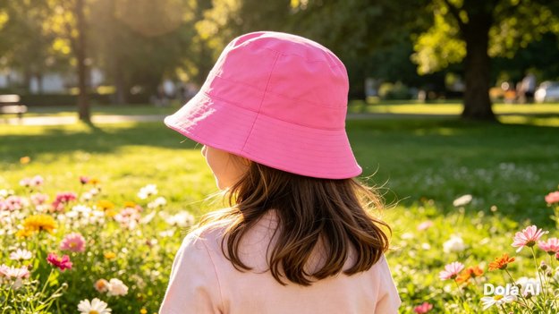 Imagen de Gorro Capelina Rosa Para El Sol Agua Playa Protección Uv  Rosa L
