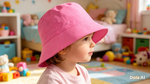 Imagen de Gorro Capelina Rosa Para El Sol Agua Playa Protección Uv  Rosa L