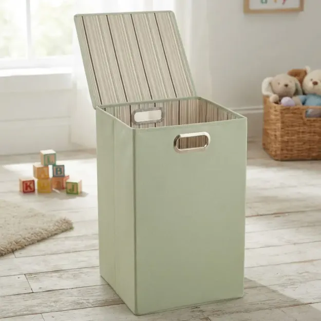Imagen de Caja Organizador JJ cole Verde Accesorios Juguete Niños Bebés Cuarto