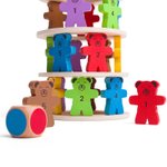 Imagen de Juego Apilar Torre de Ositos madera