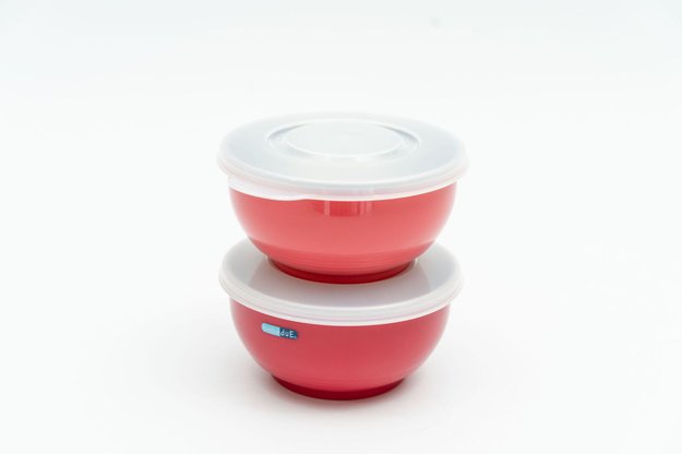 Imagen de Set de 2 bowls de acero inoxidable 250 ml con tapa hermética