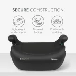 Imagen de Booster con isofix i-Tip 2 Negro (125-150 cm))
