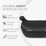 Imagen de Booster con isofix i-Tip 2 Negro (125-150 cm))