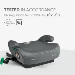 Imagen de Booster con isofix i-Tip Gris oscuro (125-150 cm)