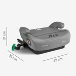 Imagen de Booster con isofix i-Tip Gris oscuro (125-150 cm)