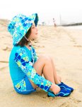 Imagen de Zapatos Accesorios Playa Tela Goma Antideslizante Azul