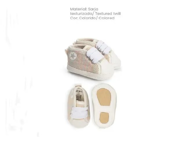 Imagen de Zapatos Champion Calzado Bebes Algodón Pie Goma Baby Gut -  Beige