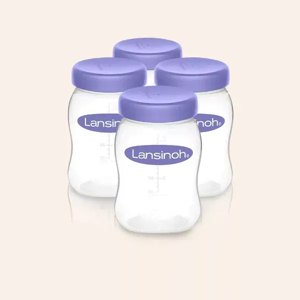 Imagen de Packx4 Frascos Almacenamiento leche materna