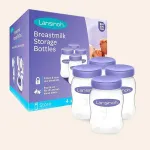 Imagen de Packx4 Frascos Almacenamiento leche materna