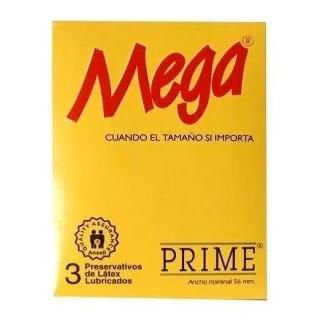 Imagen de PRIME PROFILACTICOS MEGA X 3 AMARILLO