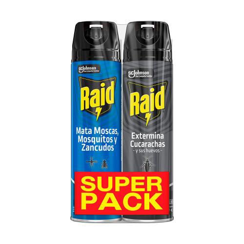 Imagen de RAID PACK AEROSOL MOSCAS Y MOSQUITOS + EXTERMINA CUCARACHAS