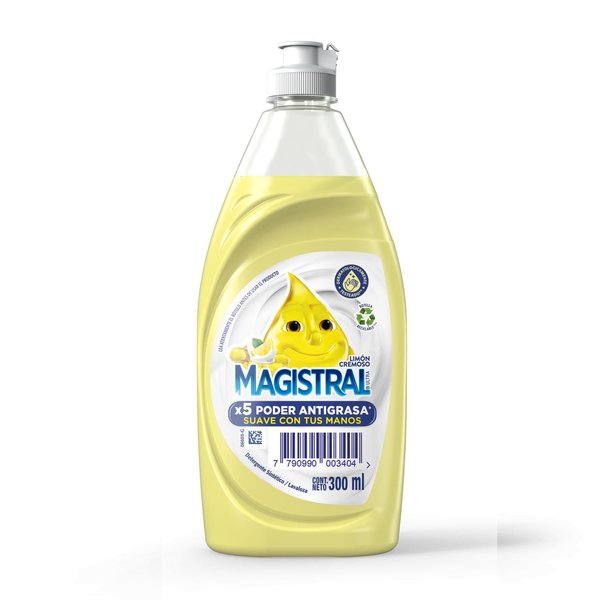 Imagen de MAGISTRAL LIMON CREMOSO BOTELLA X 5 PODER ANTIGRASA 300 ML