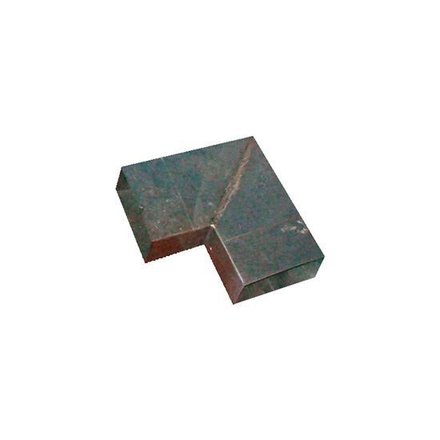 Imagen de Codo chapa galv. Nº 30 facetados rect. vert. 2x4 90º