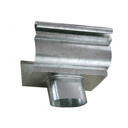 Imagen de Intermedio con bajada canaleta moldura 15cm chapa galv.30