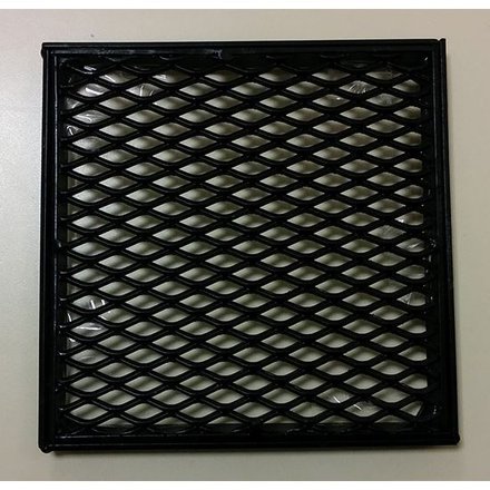 Imagen de Rejilla cónica p/piso metal desplegado 20x20cm EL SIMÉTRICO