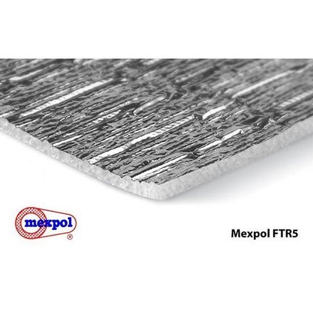 Imagen de Rollo 20 mt. membrana MEXPOL / RUFI FTR5 aluminizada 1m x 5mm